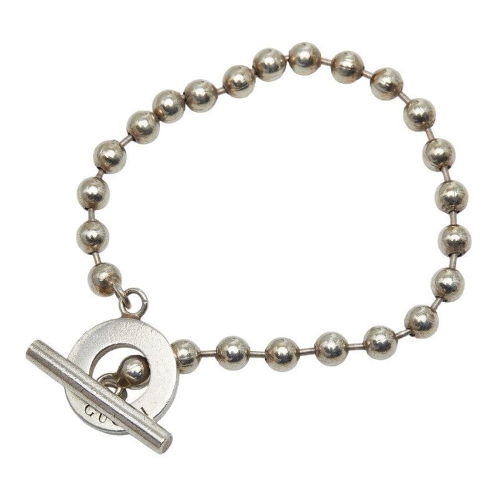 Gucci Ball Chain Bracelet Sterling Silver 925